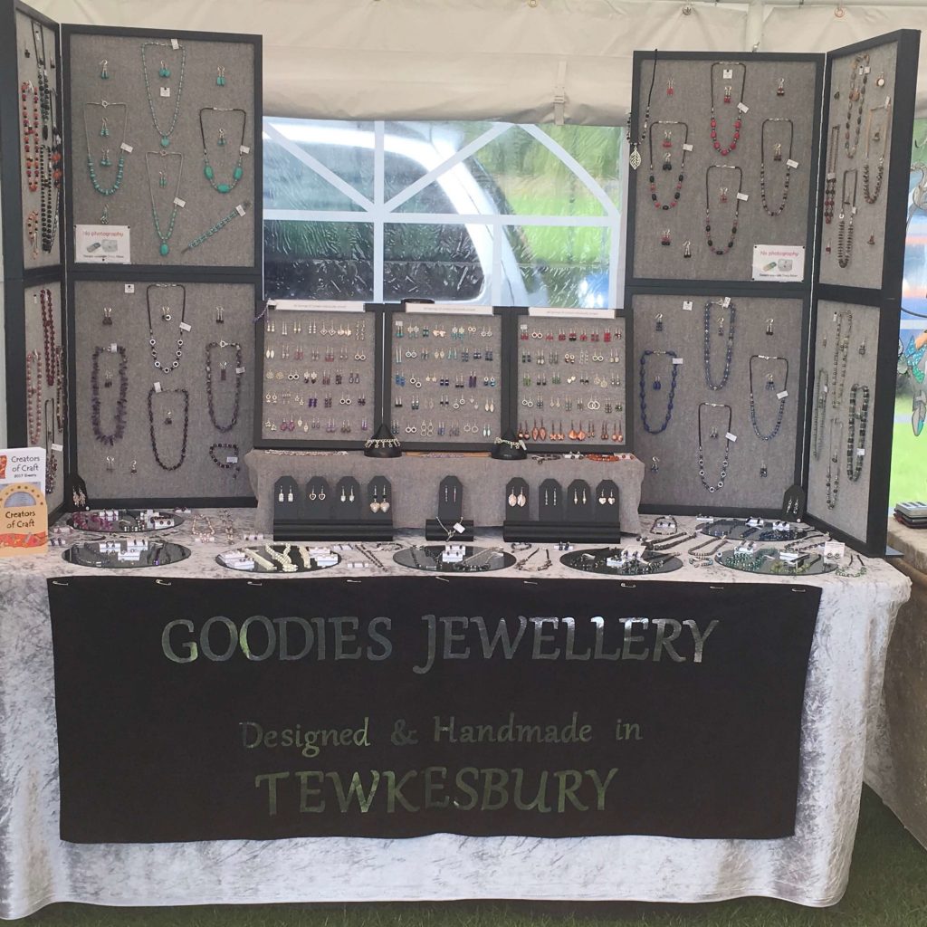 Creators of Craft Tewkesbury Crafter Tracy Atton Goodies Jewellery Earrings Necklaces